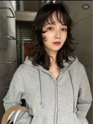 パーマ ダメージレス縮毛矯正 髪質改善【美冴】のヘアスタイル