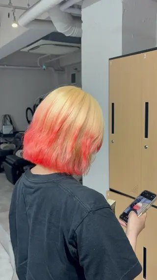 ショート tokute 中野真咲🐺のヘアスタイル