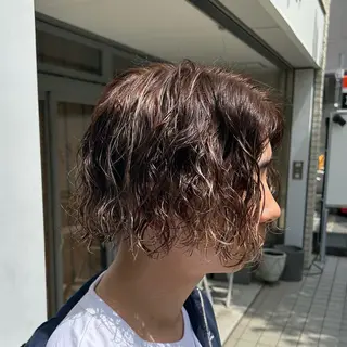 ショート カラー パーマ メンズ JURI🎀マツエク /LEDエクステ🎀のマツエク・マツパデザイン