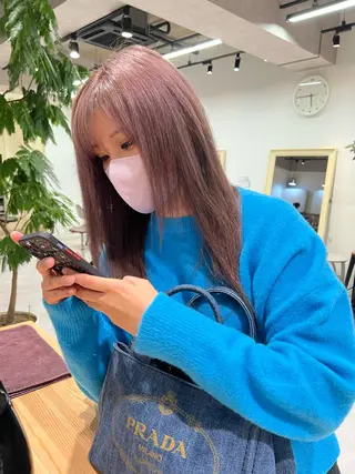 セミロング カラー 🍀お悩み改善憧れの 美髪　小林風雅のヘアスタイル