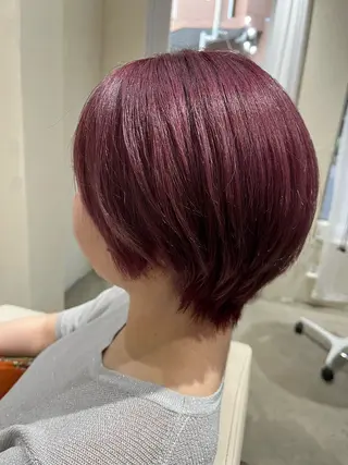 ショート カラー ハイトーンカラー🩵 耳ツボジュエリー👂のその他イメージ