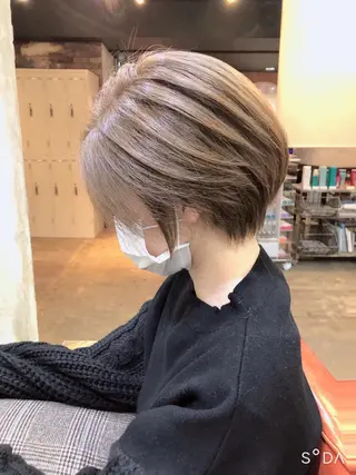 ショート 髪質改善✨ストレート オグ✂️/ショートのヘアスタイル