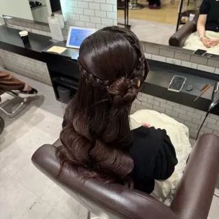 ロング ヘアアレンジ 🎀ヘアアレンジ 🎀ななみのヘアスタイル