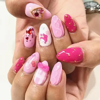 ネイル 渋谷/チップ長さ出し 👑アプレgel-xのネイルデザイン