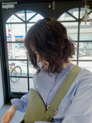 ショート パーマ 川間 将彦のヘアスタイル