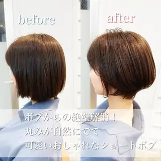 ショート 👑銀座ショート/ 絶壁補正/金子涼👑のヘアスタイル