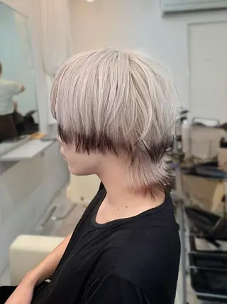 メンズ ))カラー特化(( 渡邉 怜のヘアスタイル