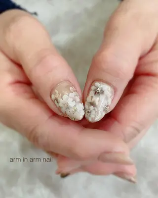 ネイル arm in arm ︎✿Yamamotoのマツエク・マツパデザイン