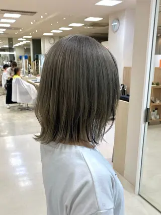ミディアム カラー ブリーチ✨/似合わせ カラー🎀/Yuzuのヘアスタイル