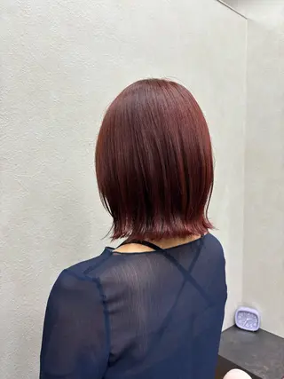 ミディアム カラー 山本 あゆみのヘアスタイル