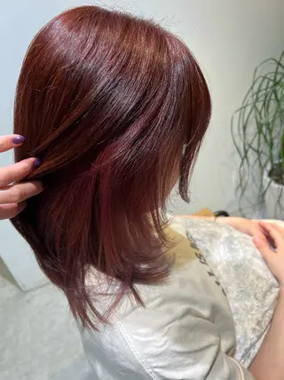ミディアム ブルームヘアデザイン かこ。のヘアスタイル