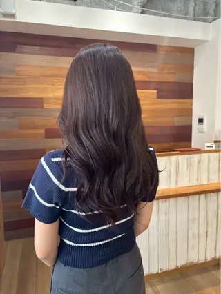 ロング カラー RINNO🌷透明感 カラー/髪質改善のヘアスタイル