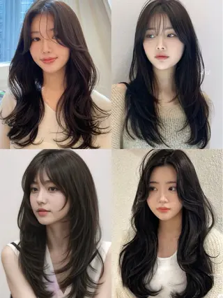 ロング 開發 智也のヘアスタイル