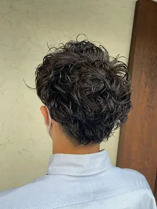 パーマ メンズ MATSURI BASE.AWAJIのヘアスタイル
