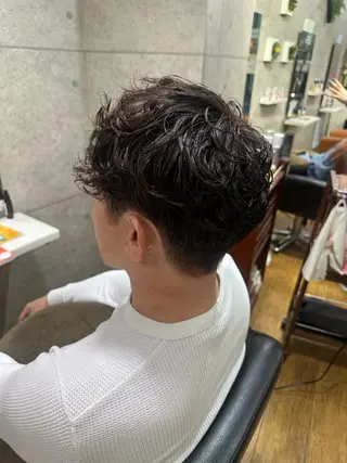 メンズ 縮毛矯正／ダブル カラー／はづき☘️のヘアスタイル