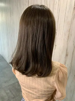 ミディアム 河田 寧生のヘアスタイル