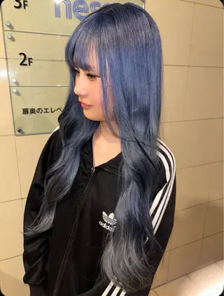 ロング カラー 瑠莉🪩 薬院/天神南/今泉のヘアスタイル