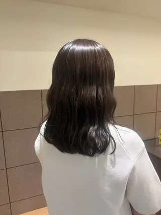 ミディアム カラー natsuki /HUIのヘアスタイル
