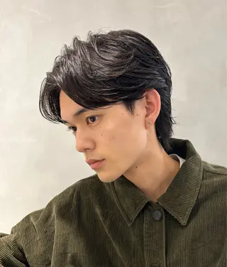 パーマ メンズ メンズ清潔感のプロ 💈メンズパーマ藤田のヘアスタイル