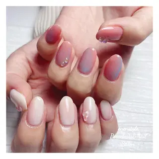 ミディアム ネイル 🐾enen style 🐾のネイルデザイン
