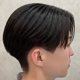 メンズ ニュアンスパーマ🌀 毛流れ🩶イザベラのヘアスタイル