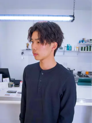 パーマ メンズ メンズ特化サロン |磐田|吉田実樹のヘアスタイル