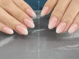 ネイル HOSHINO NAIL_長さだしのネイルデザイン