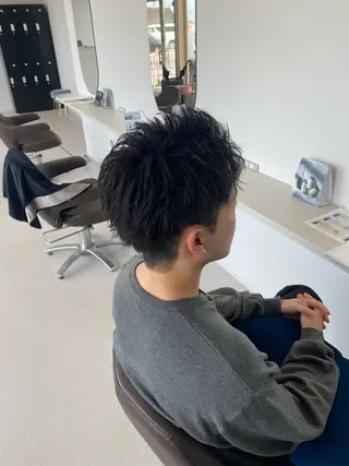 ショート メンズ 藤井 拓也のヘアスタイル