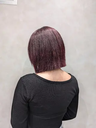 ショート カラー 髪質改善/ 上村旺武のヘアスタイル