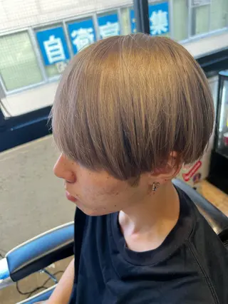 ミディアム カラー メンズ メンズ専門　店長 大澤幸平のヘアスタイル