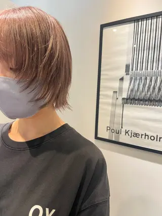 ショート カラー 緒方椋 /学芸大学のヘアスタイル