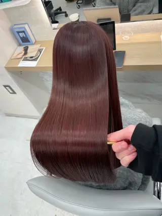 ロング 今話題の艶髪矯正 美艶カラー/FUKAのヘアスタイル