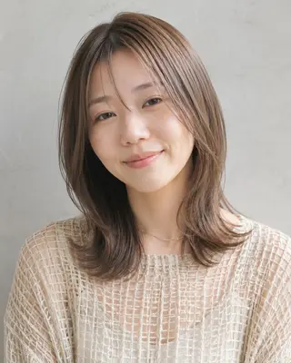 セミロング メンズパーマカット モデル☆今川茉綾のヘアスタイル