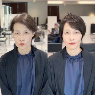 ショート ✨大人ショート特化 /カットモデル/銀座のヘアスタイル