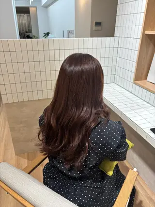 ロング カラー RINNO🌷透明感 カラー/髪質改善のヘアスタイル