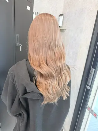 ロング カラー 🌺ハイトーン🌺 矢葺 なぎさ🌺🌺のヘアスタイル