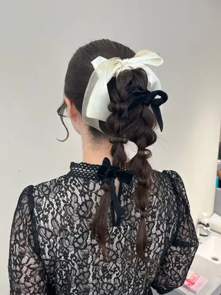ヘアアレンジ U24⭐️ミニモ学割 ／浅野未来🌼.*のヘアスタイル