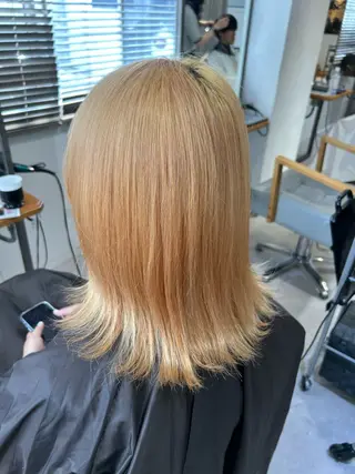セミロング カラー 栄/Maison /yugaのヘアスタイル