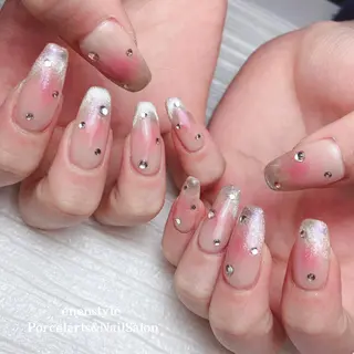 ミディアム ネイル 🐾enen style 🐾のネイルデザイン