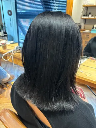 ミディアム カラー misa🫧ナチュラ ル縮毛矯正/髪質改善のヘアスタイル