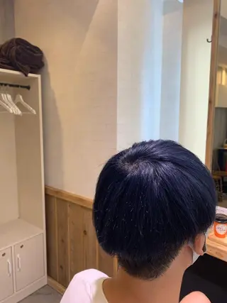 ショート カラー パーマ ヘアアレンジ メンズ ネイル マツエク・マツパ Sia中野新橋 『JUNYA』のヘアスタイル