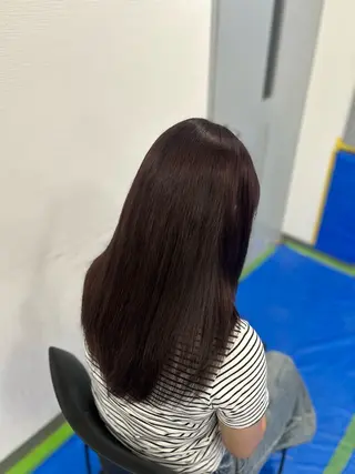 ロング カラー ヘアアレンジ メンズ さくら🍒 暖色カラー/髪質改善のヘアスタイル