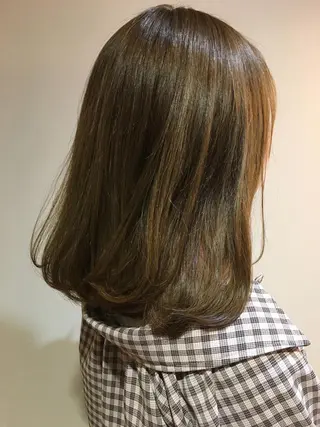 ミディアム 黒崎 伸治のヘアスタイル