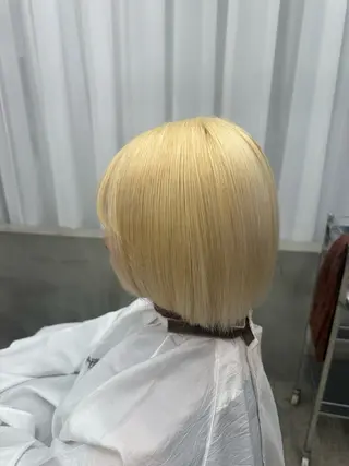 ショート 銀座YUKINA🌙 レイヤー/ブリーチのヘアスタイル