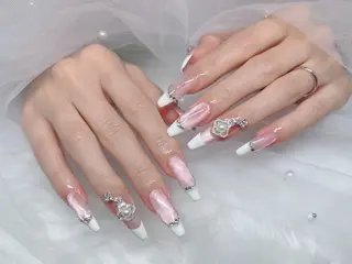 ネイル Kei Nail 長さ出し 付け放題のネイルデザイン