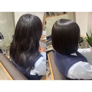 セミロング ハイレート🤍🫧 池田のヘアスタイル