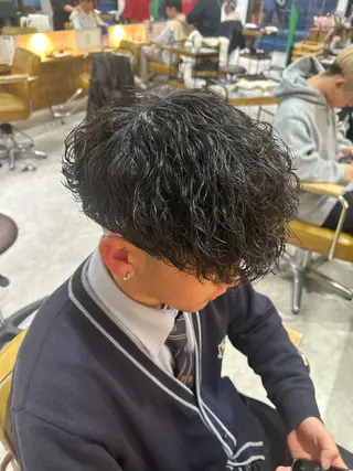 パーマ ヘアアレンジ メンズ 《海外ヘア特化》 早川 愛斗のヘアスタイル