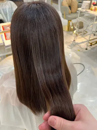 ロング カラー 縮毛矯正練習 モデル募集✨️NOAのヘアスタイル