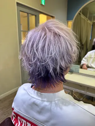 ショート カラー メンズ 松木 祐樹のヘアスタイル