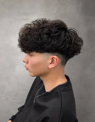 ショート カラー パーマ ヘアアレンジ メンズ キッズ スパイキー⚡️/ 海外風ヘア🌊秀平のヘアスタイル
